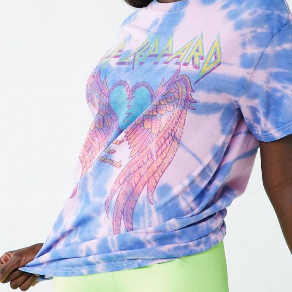 Tie dye Def Leppard Tee